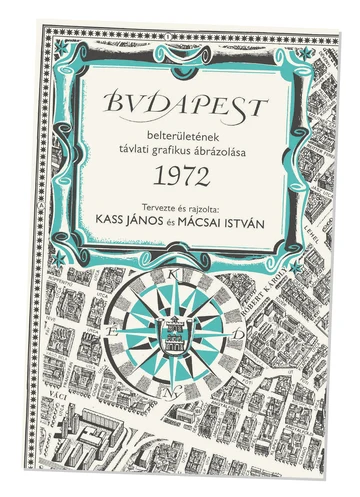 POSZTER: Budapest térkép 1972