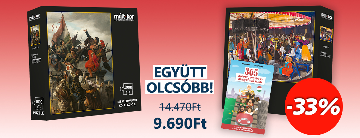 <p><strong>Ingyenes szállítás MPL csomagautomatába vagy csomagpontra 15.000 Ft feletti vásárlás esetén!</strong></p>

<p>A csomag tartalmazza a 365 apropó, amiért jó magyarnak lenni című könyvet és a Mesterművek Kollekció első két darabját.</p>
